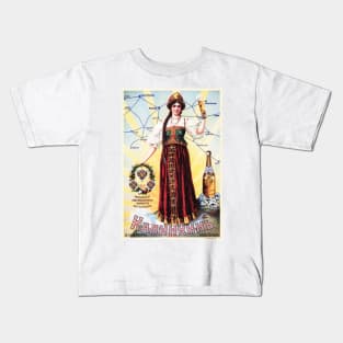 KALINKINSKOE BEER c1903 Vintage Russian Soviet Beverage Advertisement Kids T-Shirt